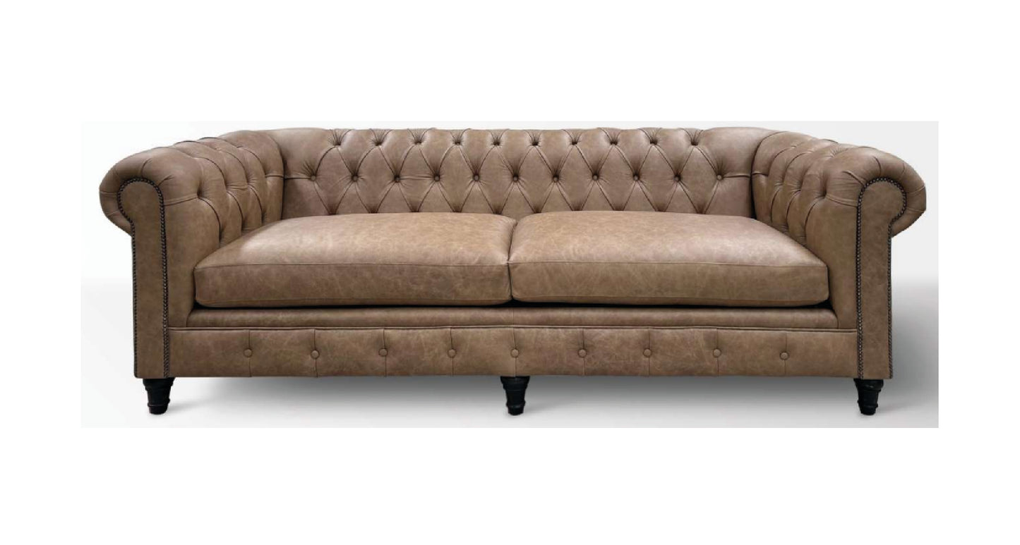 SOFA CHESTERFIELD - LEATHER